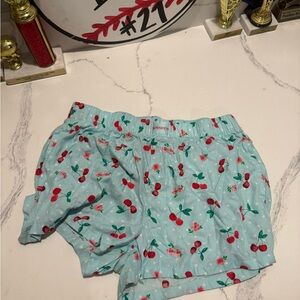Cherry Print Women's Shorts